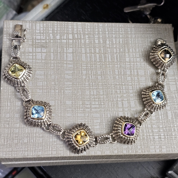 Stampd Jewelry - 14k & 925 genuine gemstone bracelet